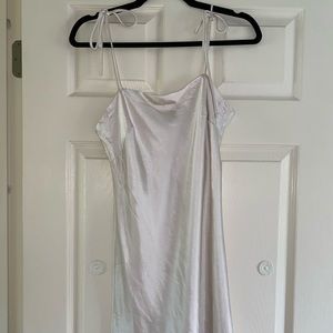 Mini slip dress